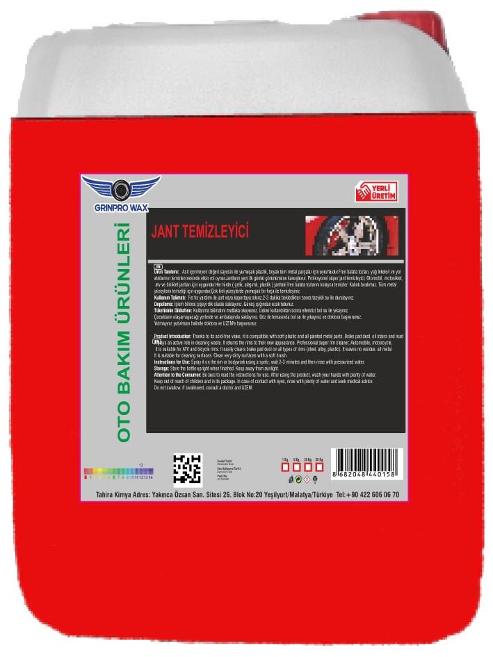 JANT TEMİZLEYİCİ 5 Lt
