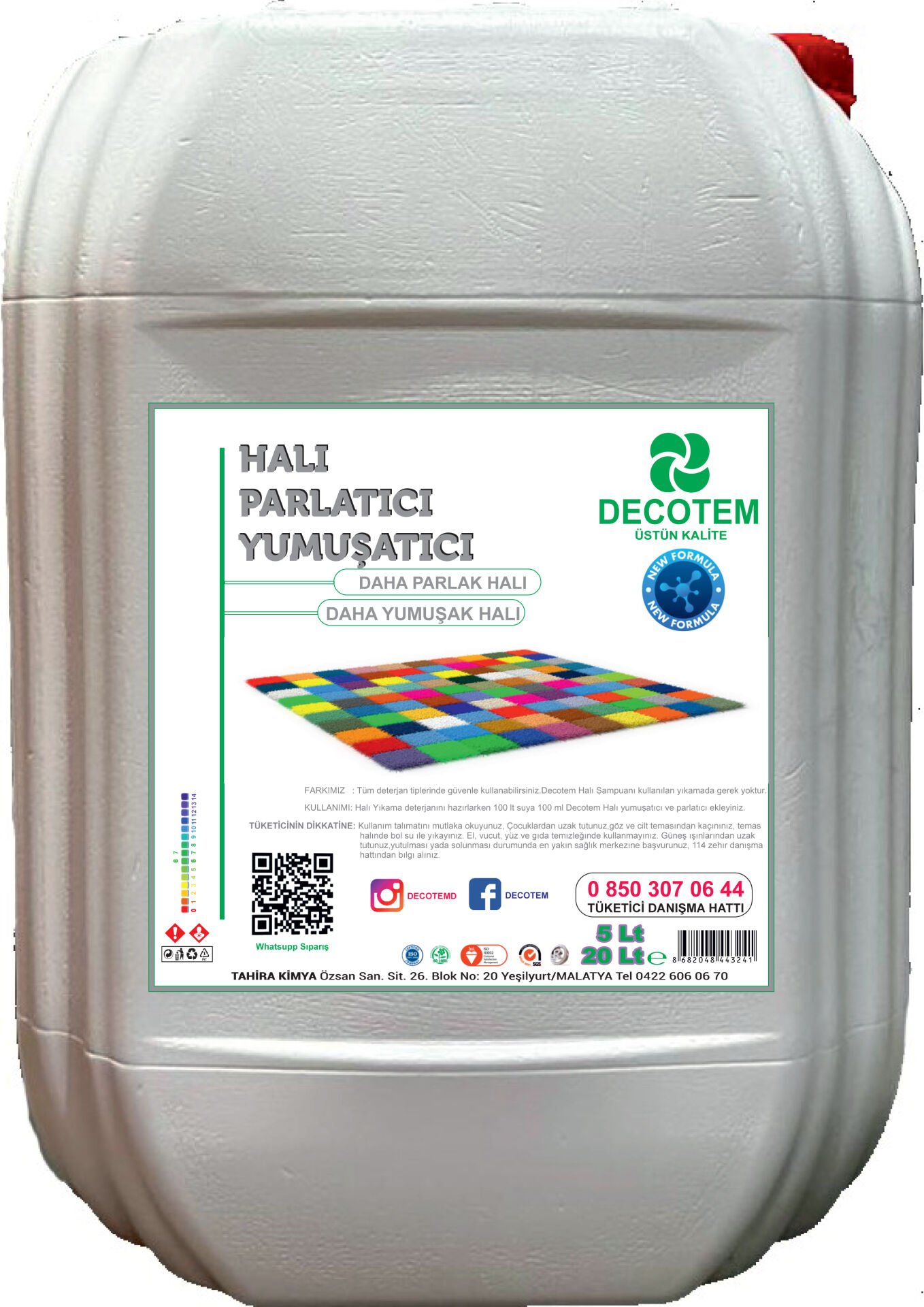 DECOTEM HALI YUMUŞATICI VE PARLATICI