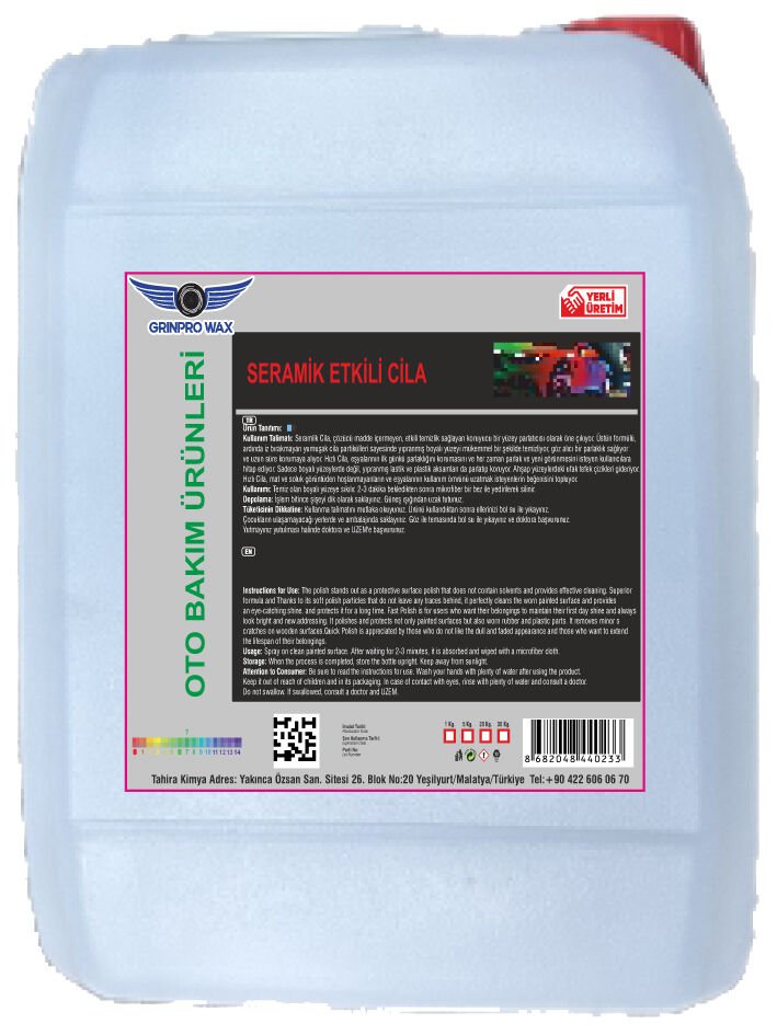 SERAMİK ETKİLİ CİLA 5 Lt
