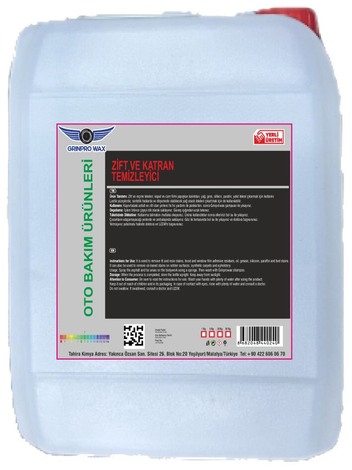 ZIFT KATRAN TEMİZLEYİCİ 5 Lt